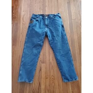 Wrangler Riggs Jeans Mens‎ W40 L32 Insulated Thermal Fleece Workwear Outdoor